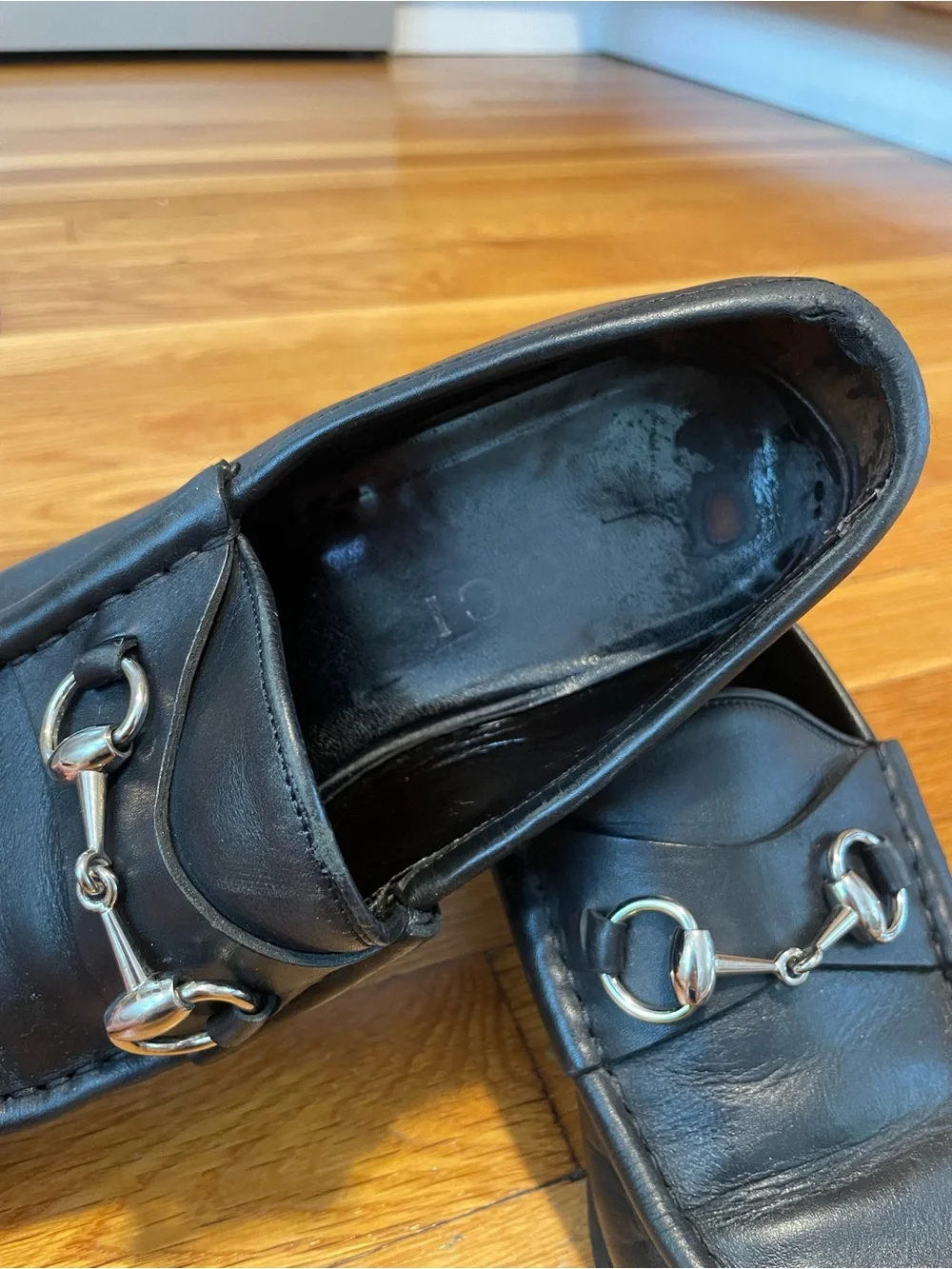 Gucci Horsebit Loafers vintage black